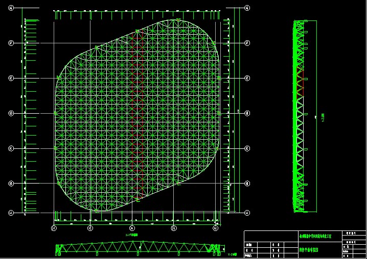 昆山杭州转塘中学网架设计