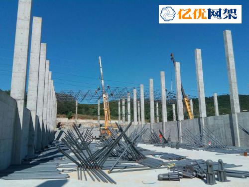 昆山料棚网架设计